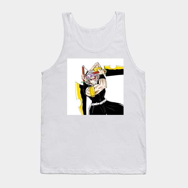 sound hashira tengen uzui in kimetsu no yaiba demon slayer Tank Top by jorge_lebeau